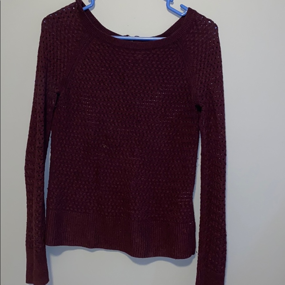 Burgundy Sweater